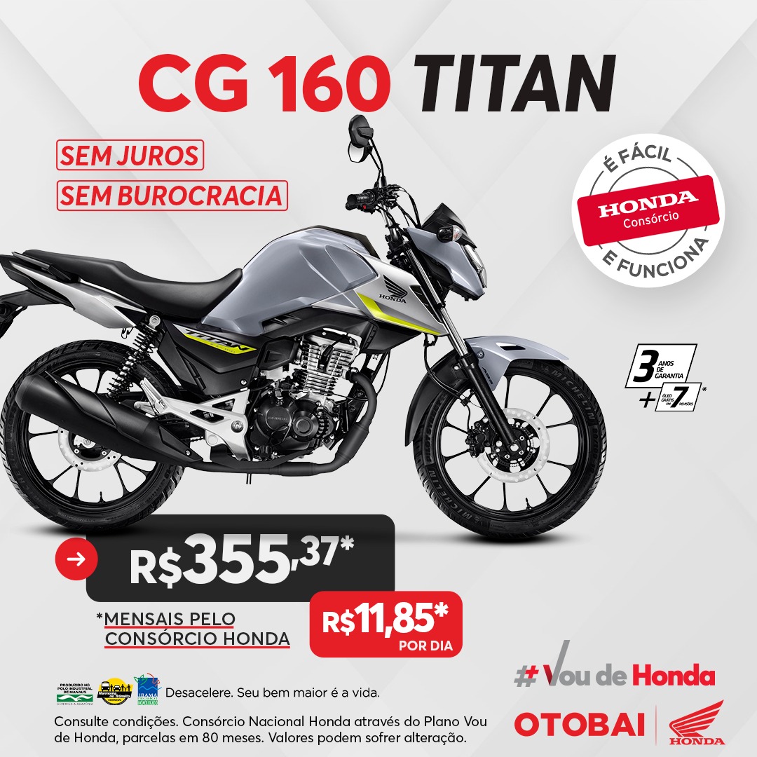 banner CNH - CG 160 TITAN