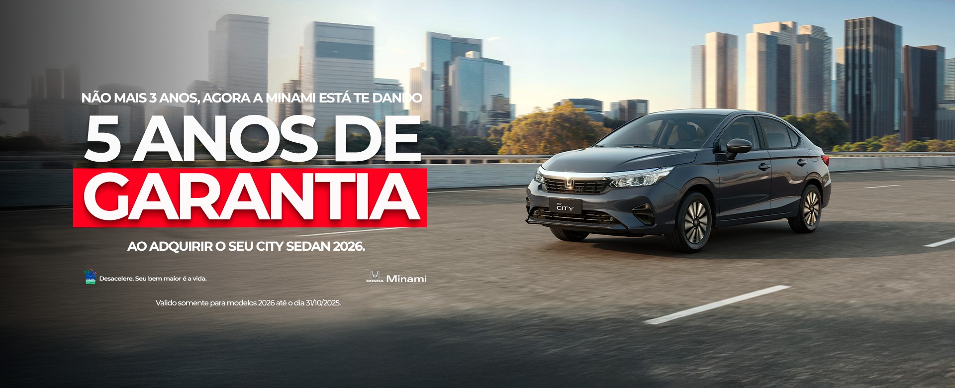 city sedan 26 5 anos de garantia