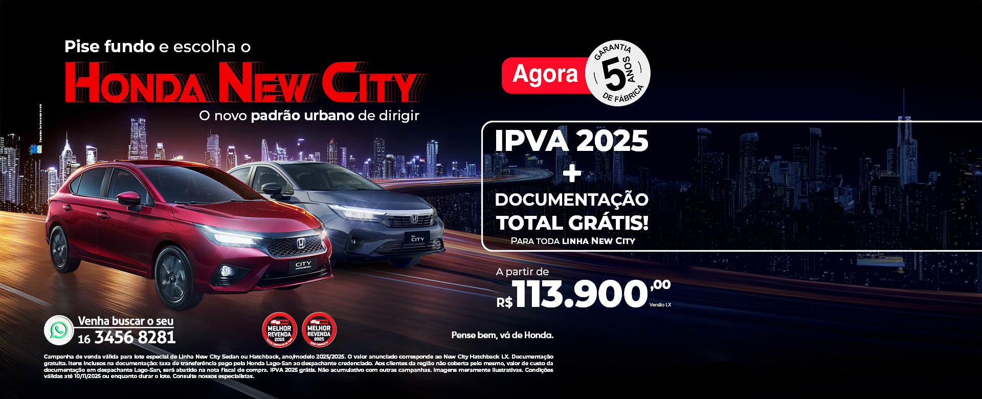 banner city outubro