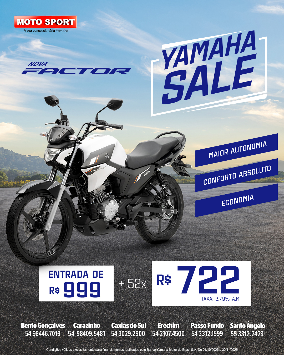Yamaha Sale - Nova Factor