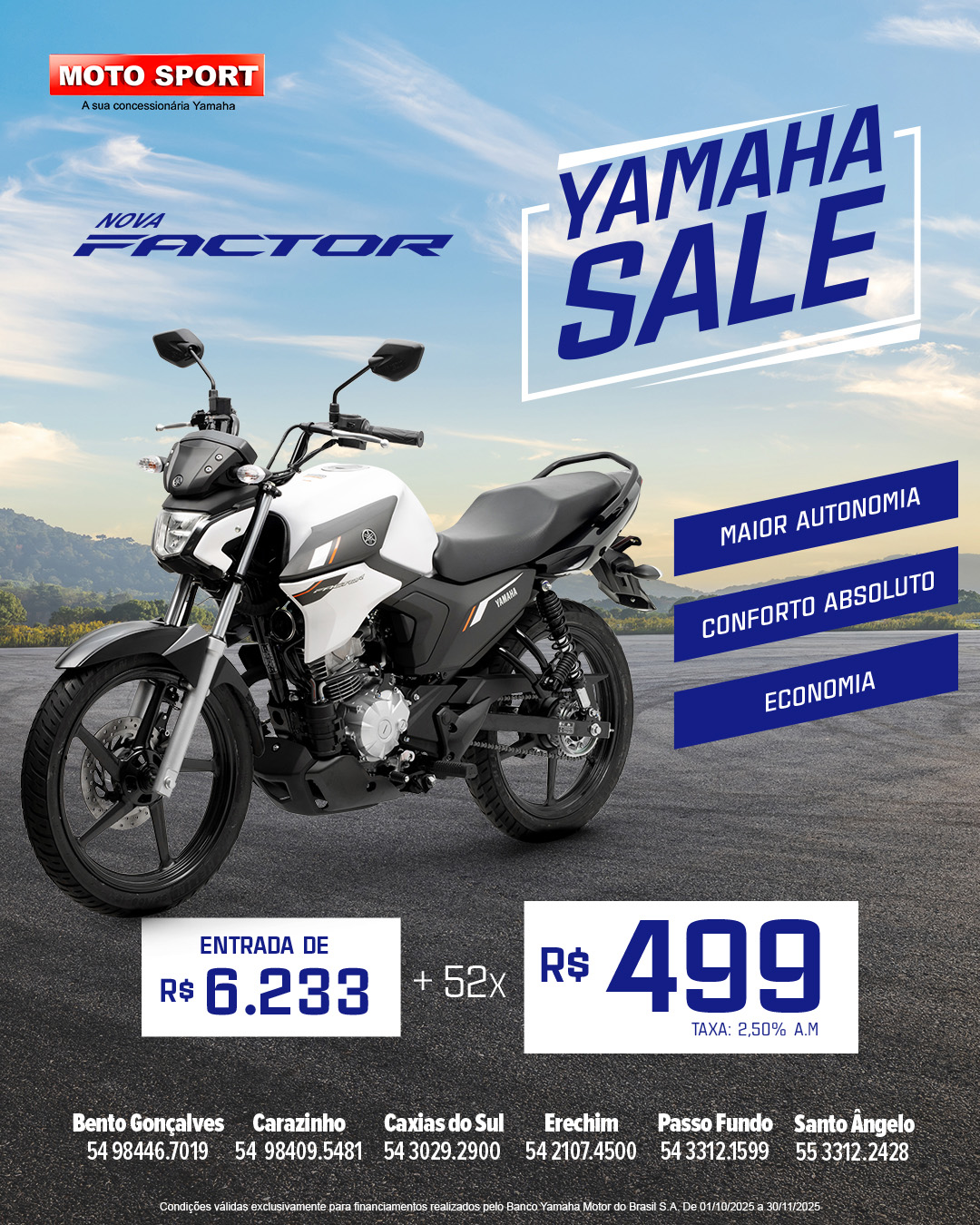 Yamaha Sale - Nova Factor