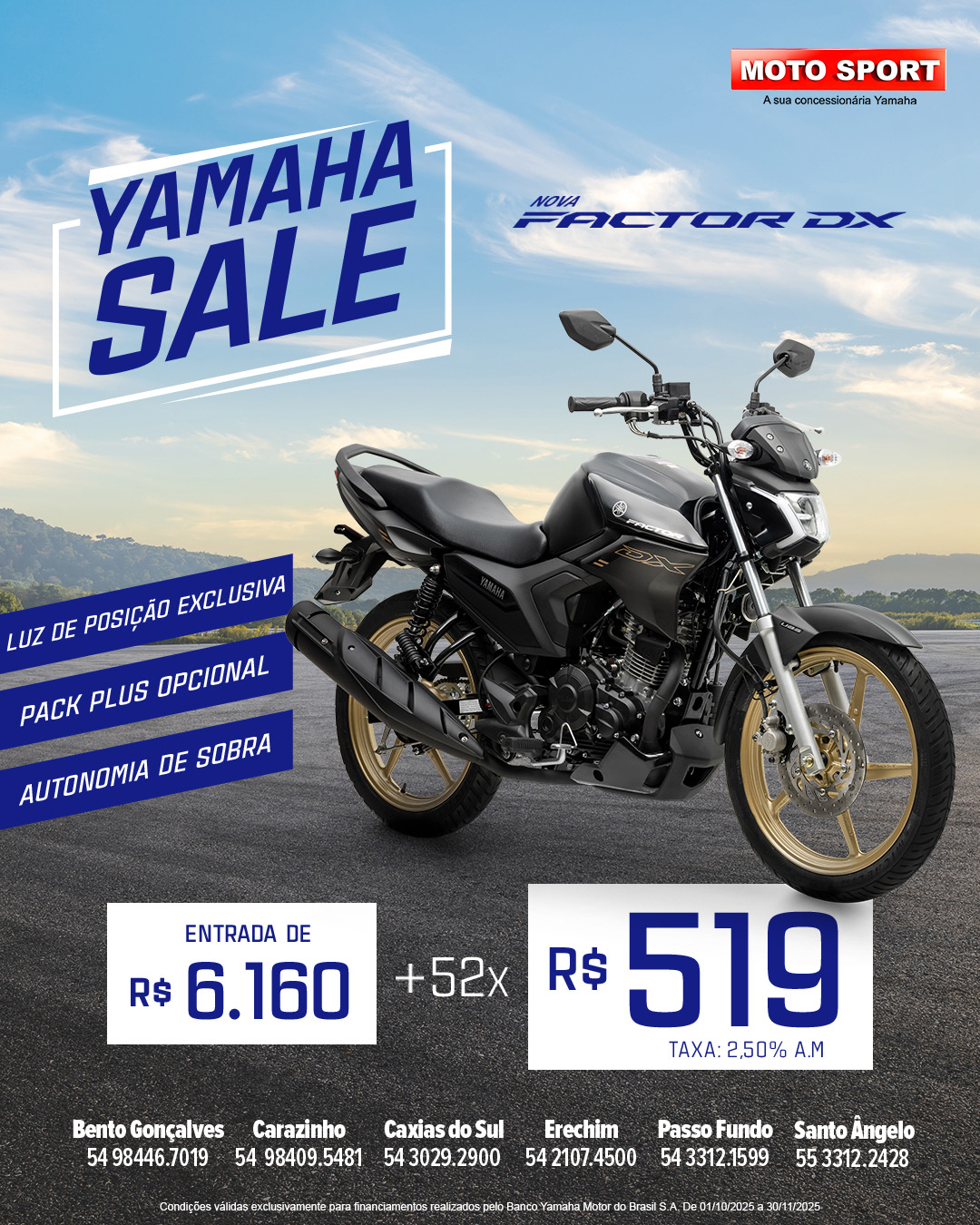 Yamaha Sale - Nova Factor DX
