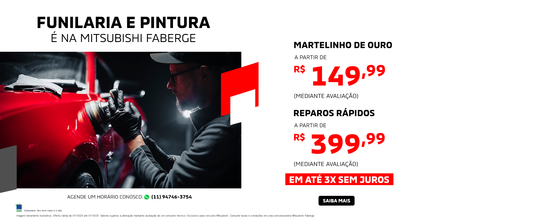 FUNILARIA E PINTURA - OUTUBRO