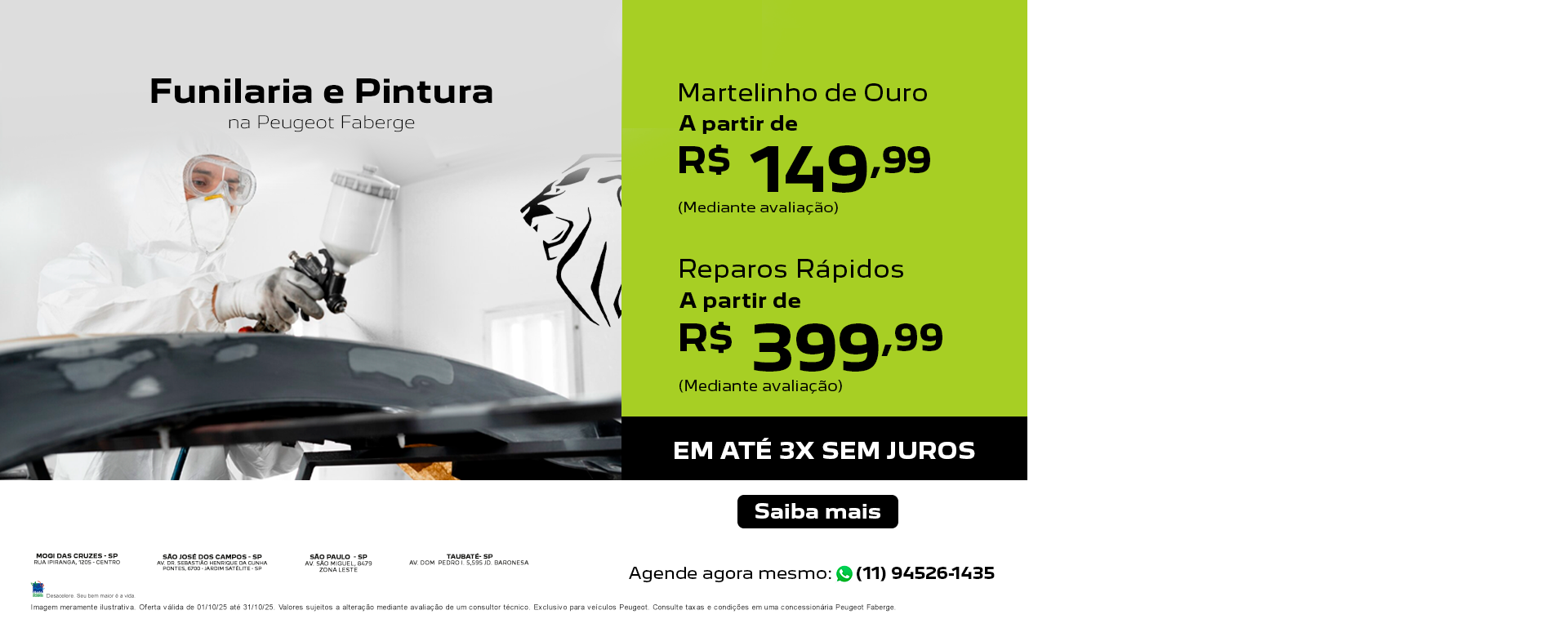 FUNILARIA E PINTURA - OUTUBRO