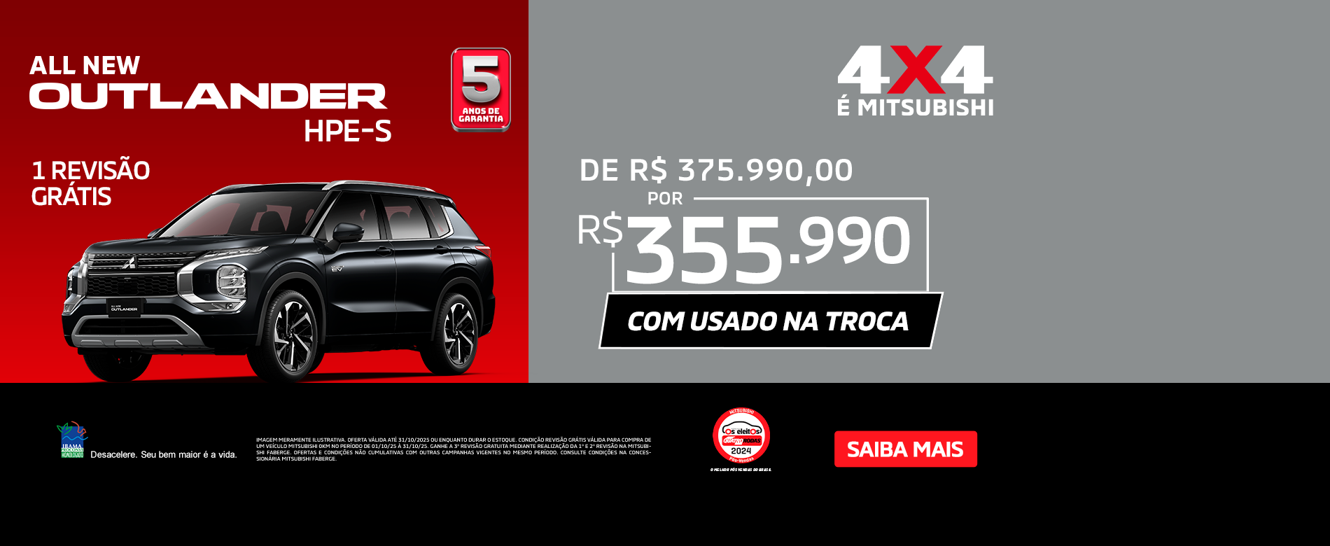 ALL NEW OUTLANDER - OUTUBRO