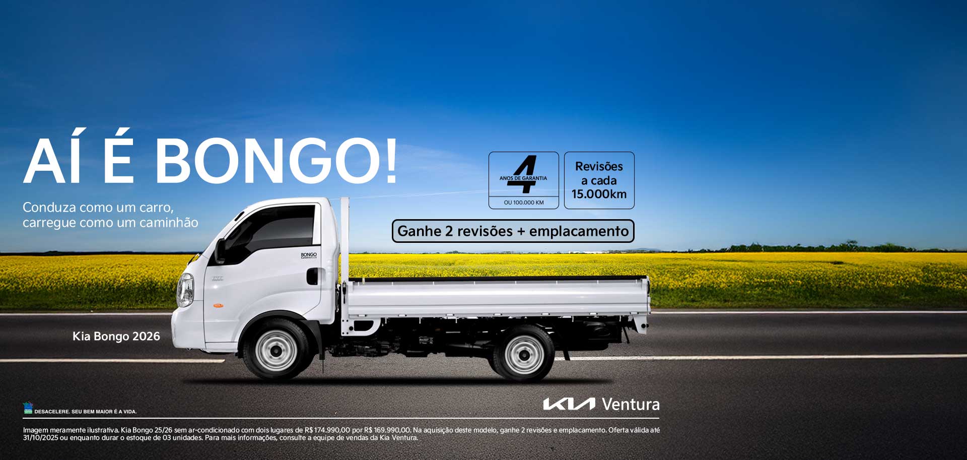Oferta - Bongo - Outubro