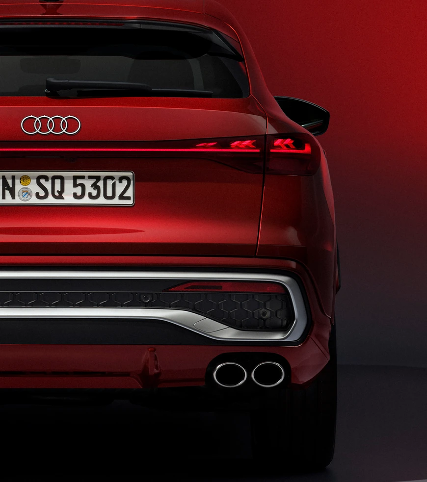 Lanternas traseiras OLED inovadoras.