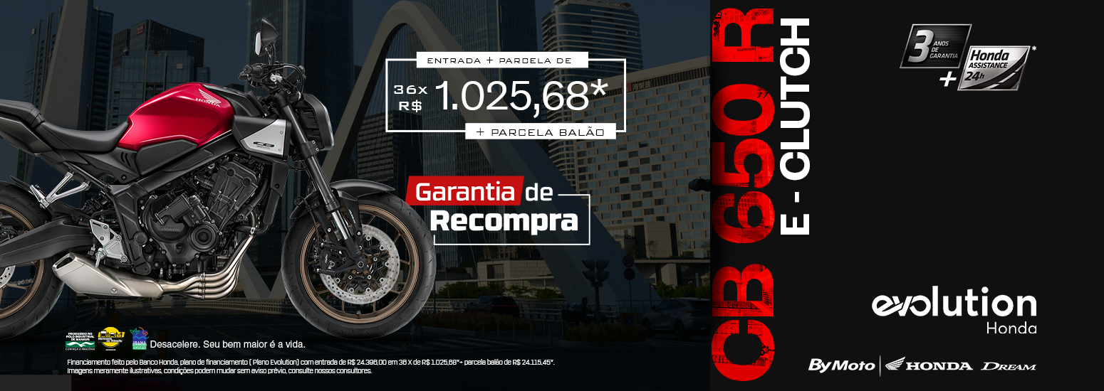 banner CB 650R E-CLUTCH