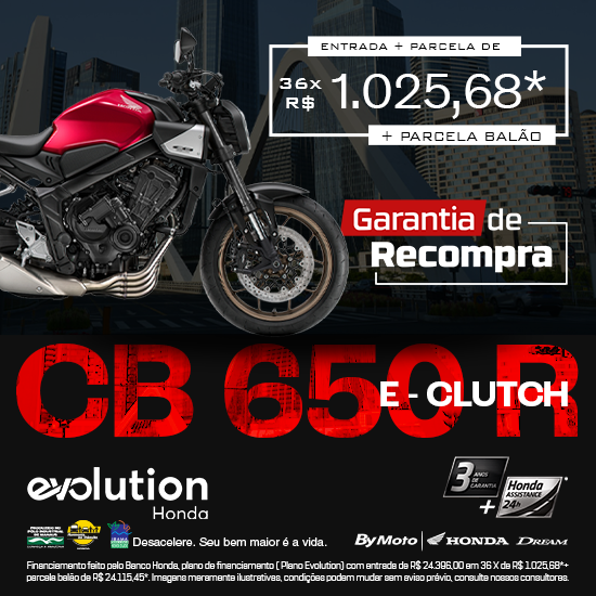 banner CB 650R E-CLUTCH