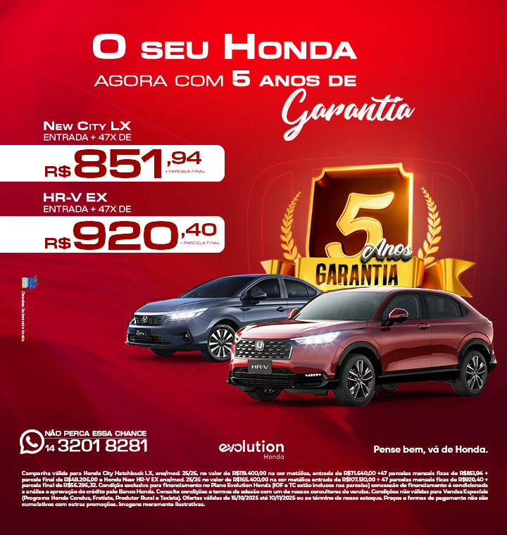 Honda Evolution Outubro