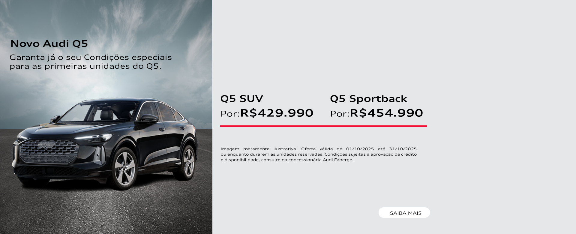 AUDI Q5 - OUTUBRO