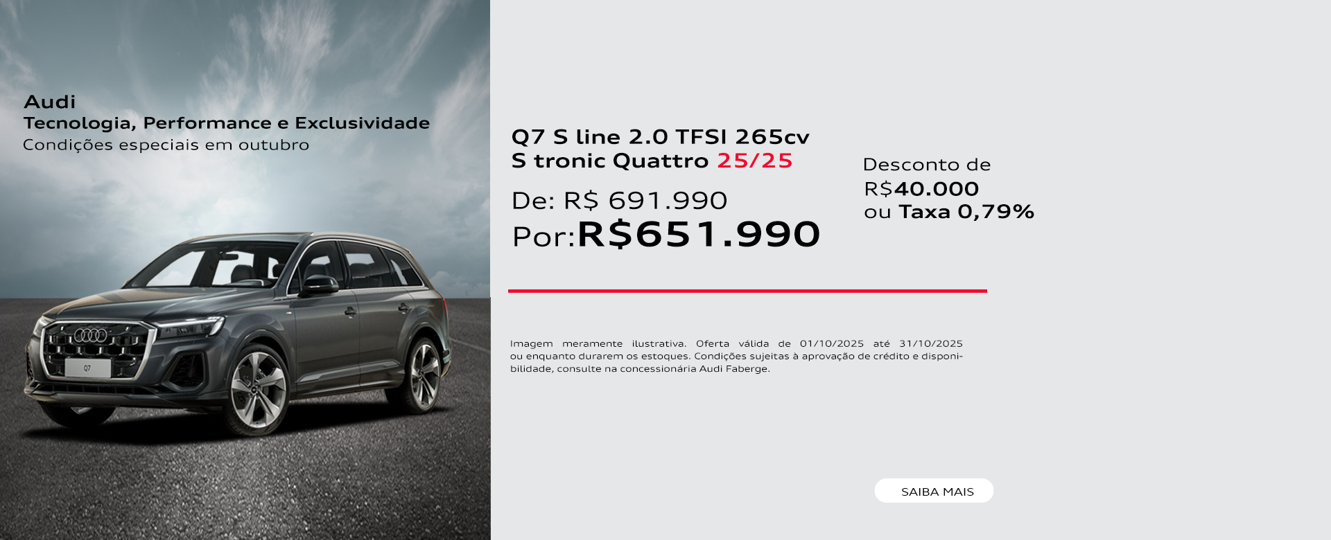AUDI Q7 - OUTUBRO