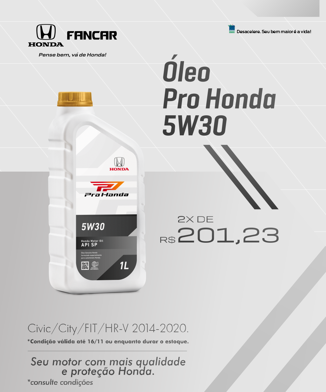 pós-vendas Honda - OLEO PRO HONDA