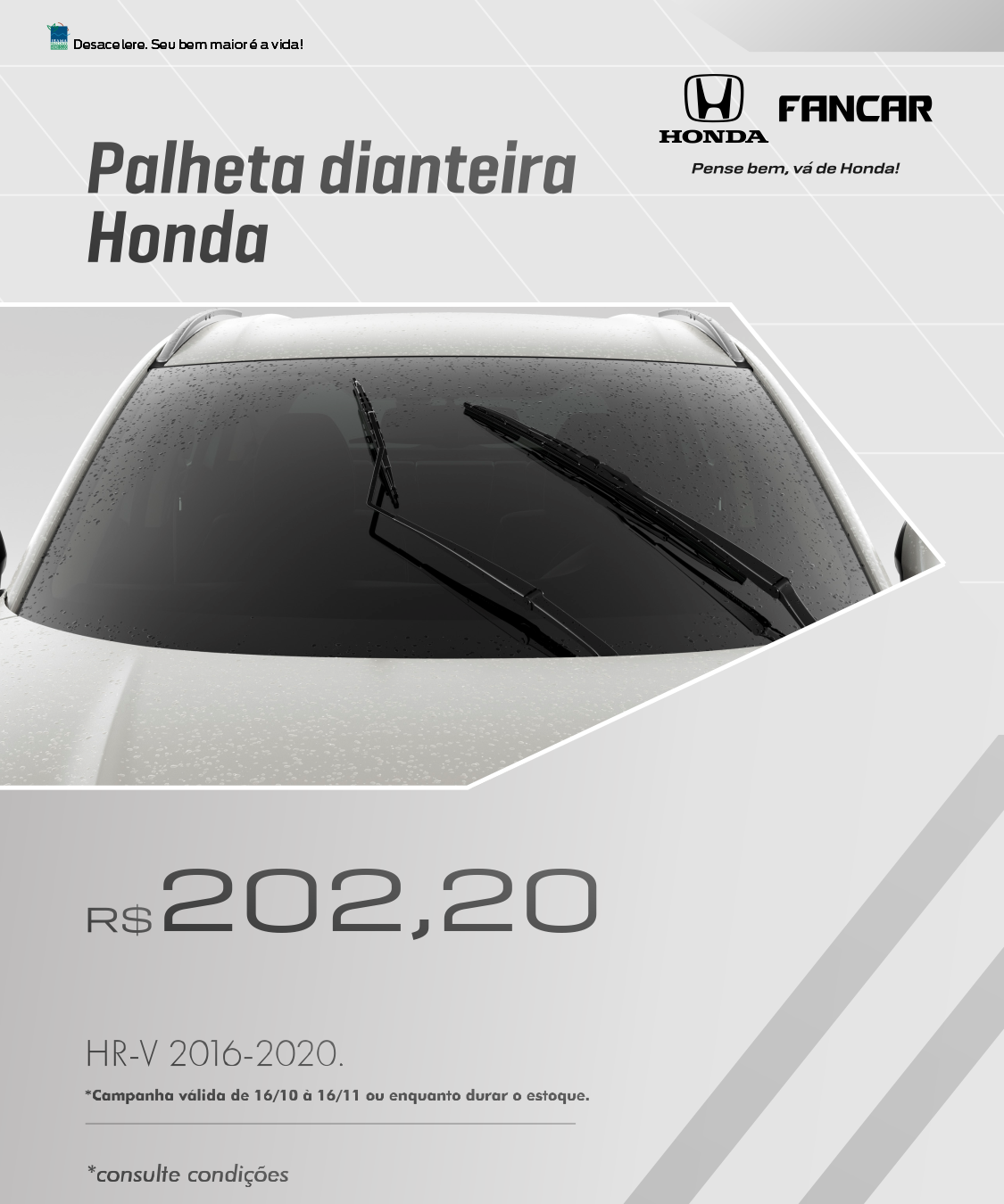 pós-vendas honda | palhetas