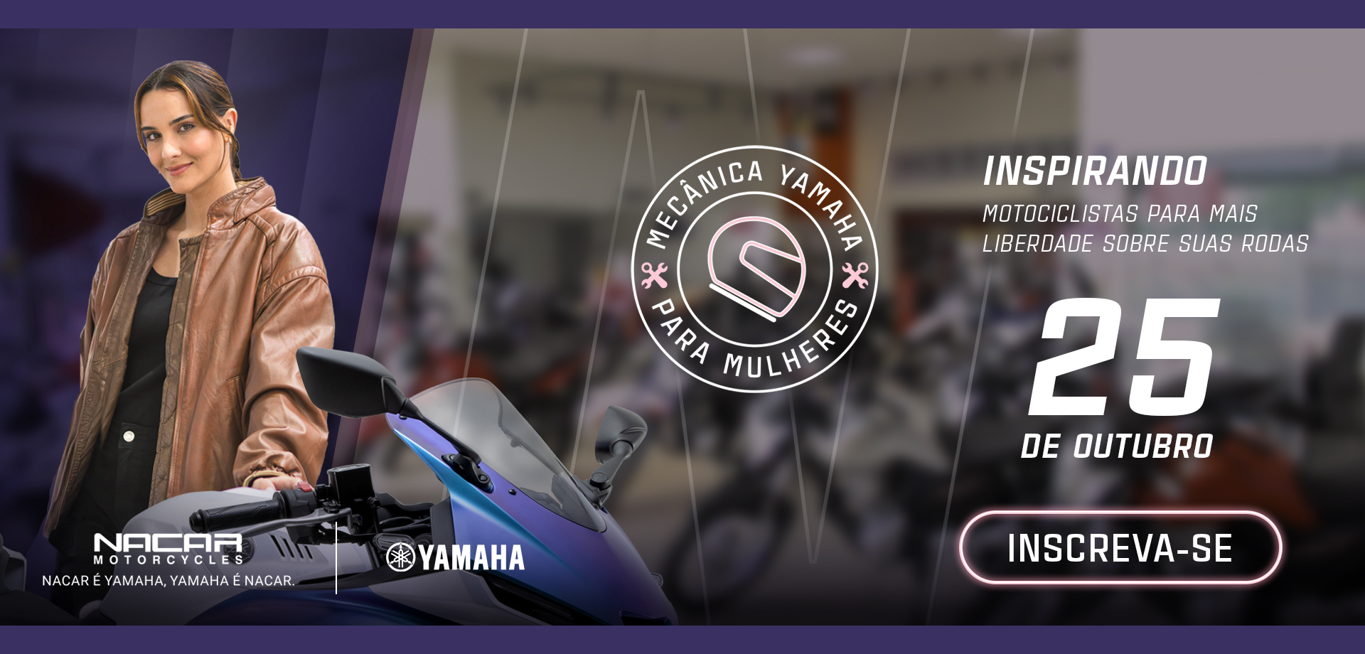 Mecânica Yamaha para Mulheres: vem conferir como foi a 5ª edição!