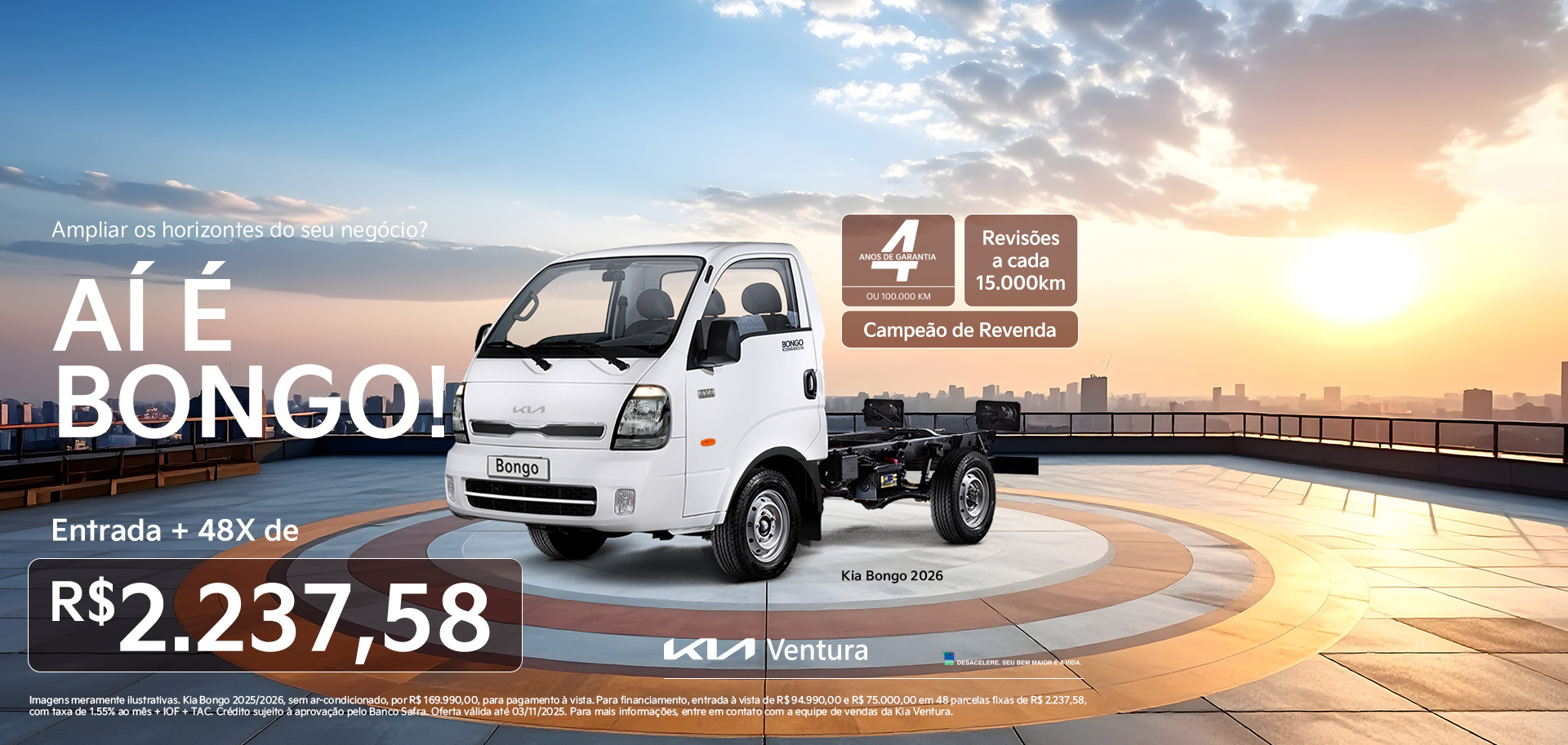 Bongo - Oferta Evolution - Novembro