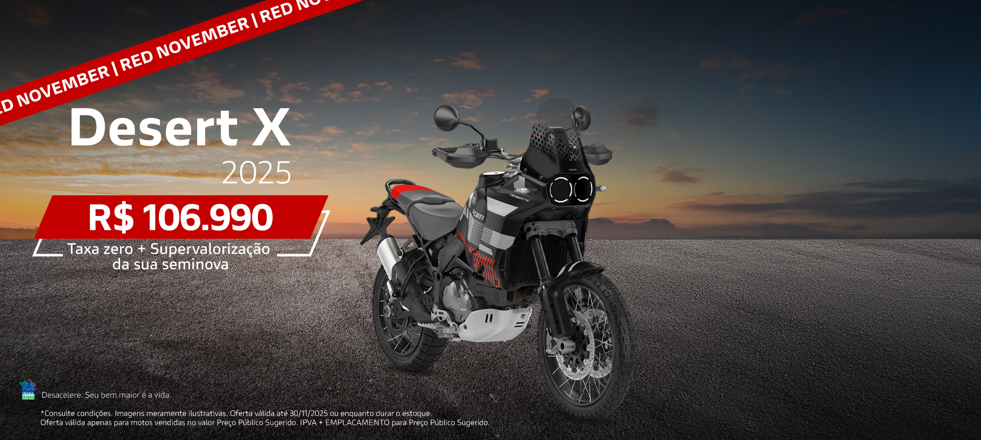 banner desert x novembro