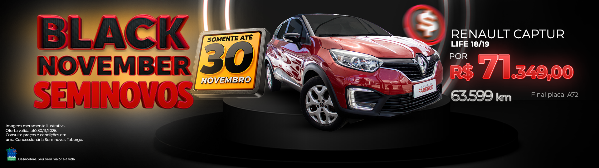 Renault Captur Life - Novembro