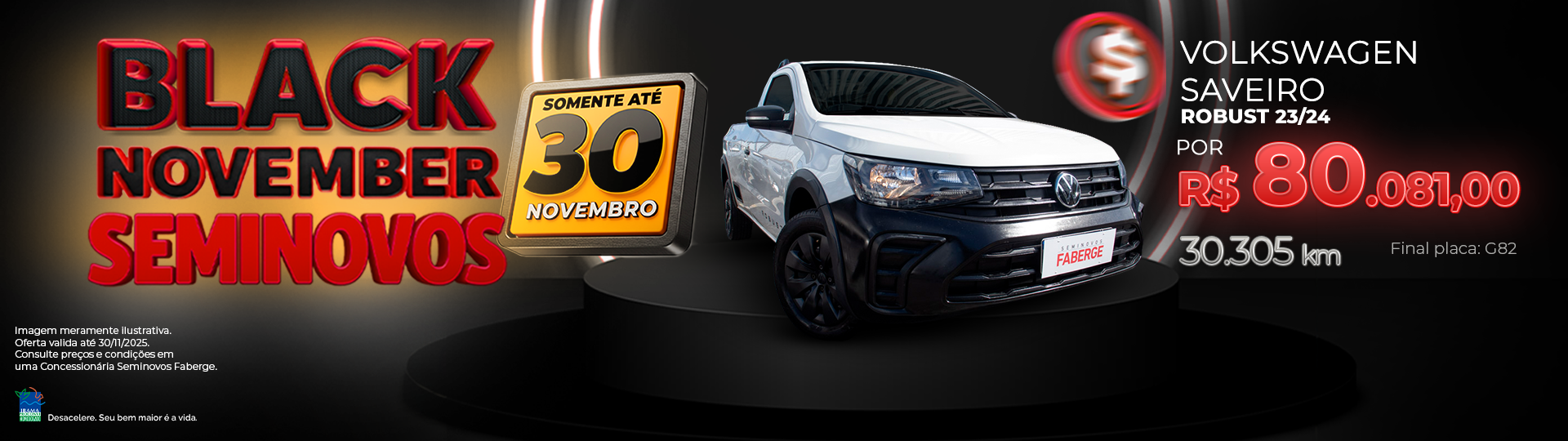 Volkswagen Saveiro  Robust  - Novembro