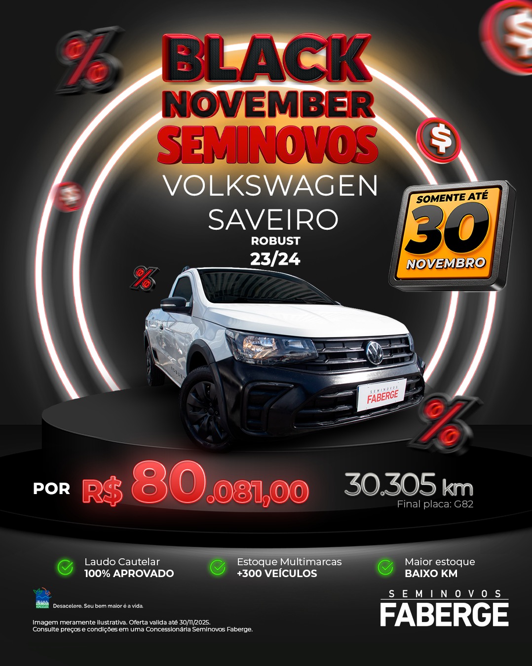 Volkswagen Saveiro  Robust  - Novembro