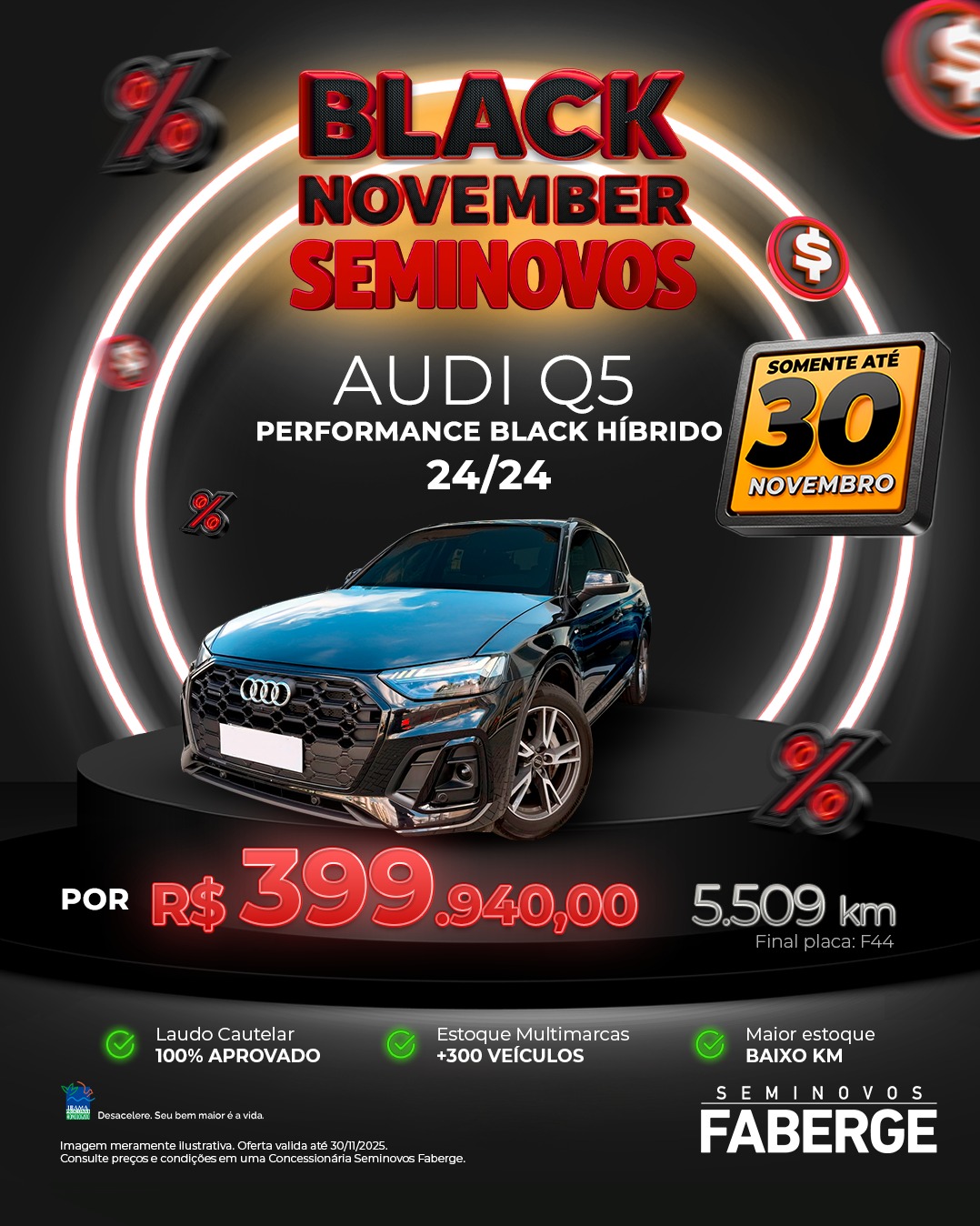 Audi Q-5 Performance Black - Novembro
