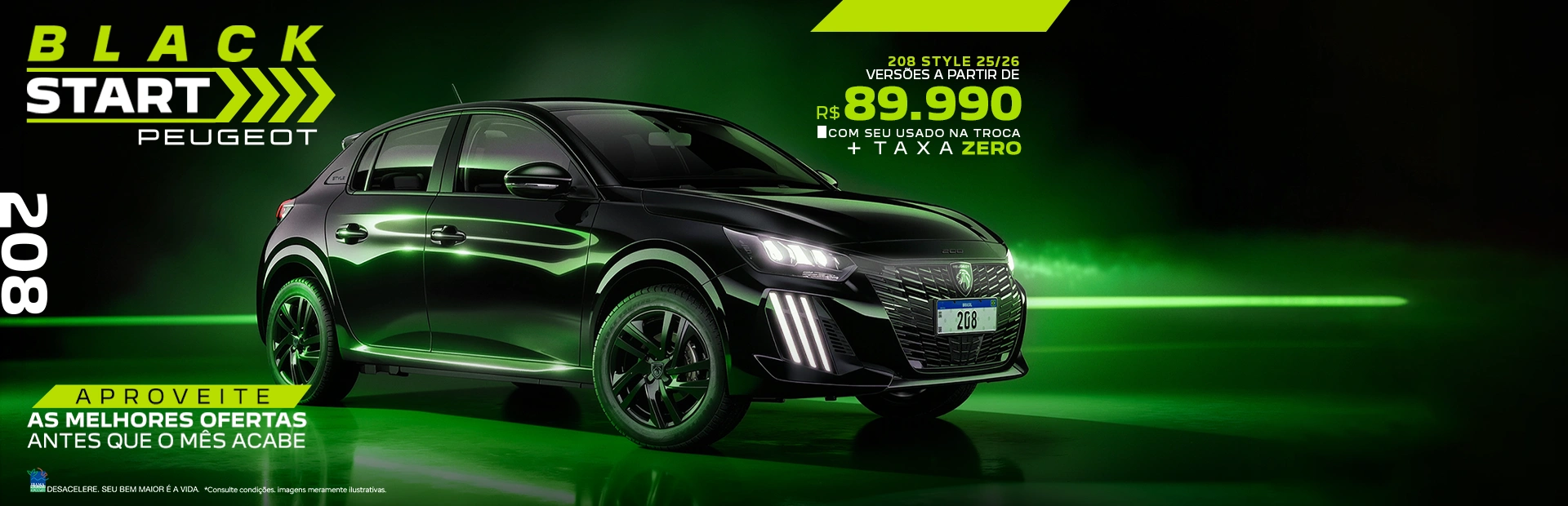 banner 149 ddm varejo peugeot 208 black