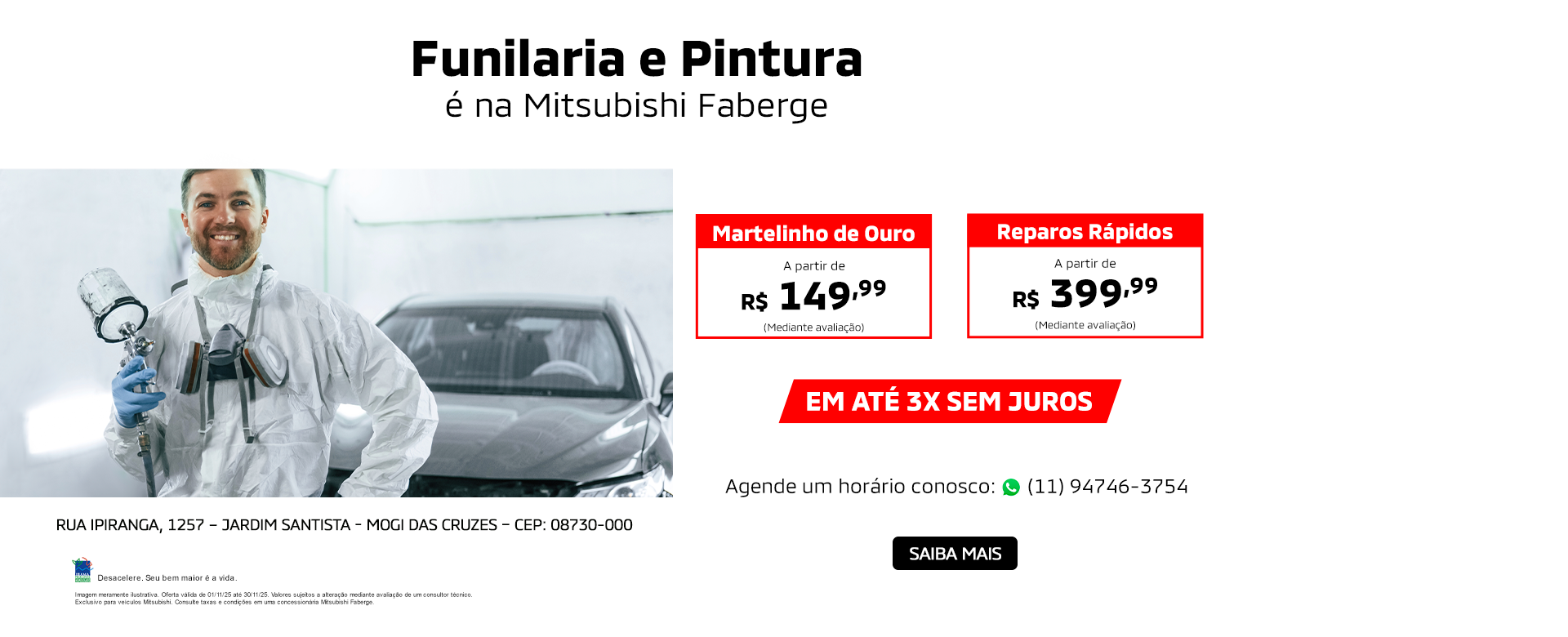 FUNILARIA E PINTURA - NOVEMBRO