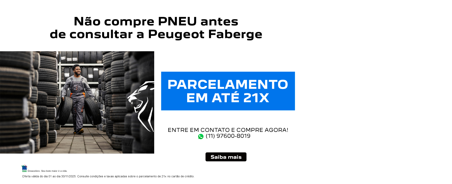 TROCA DE PNEUS - NOVEMBRO