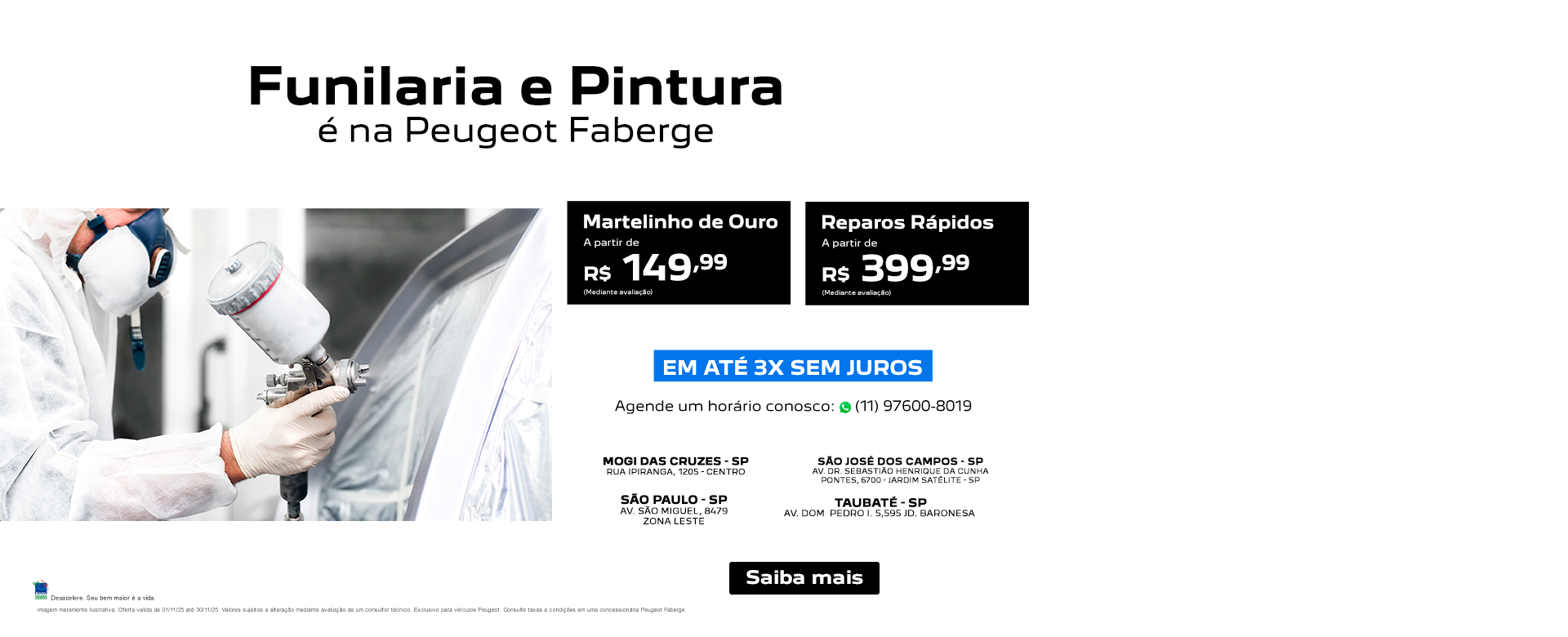 FUNILARIA E PINTURA - NOVEMBRO