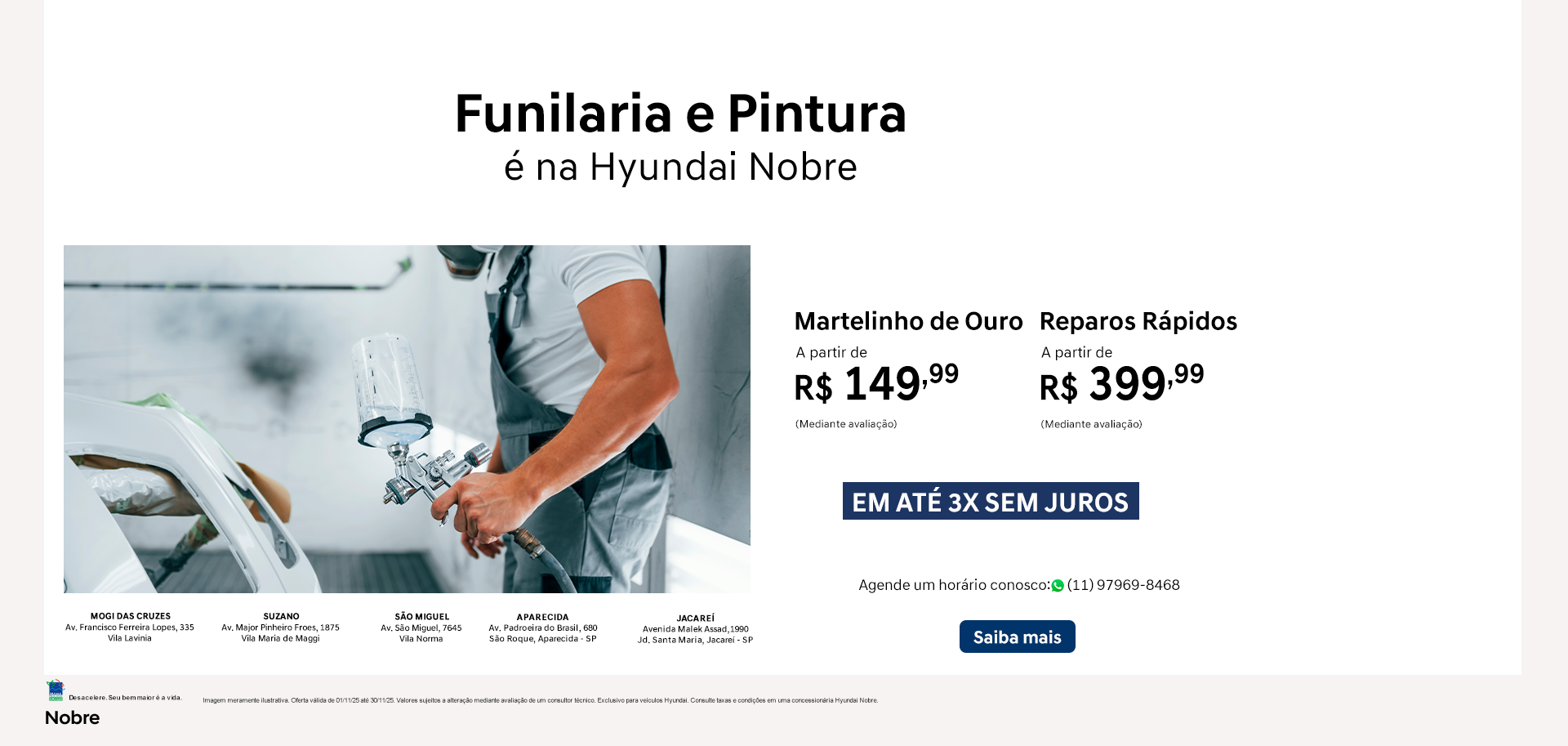 banner funilaria e pintura - novembro