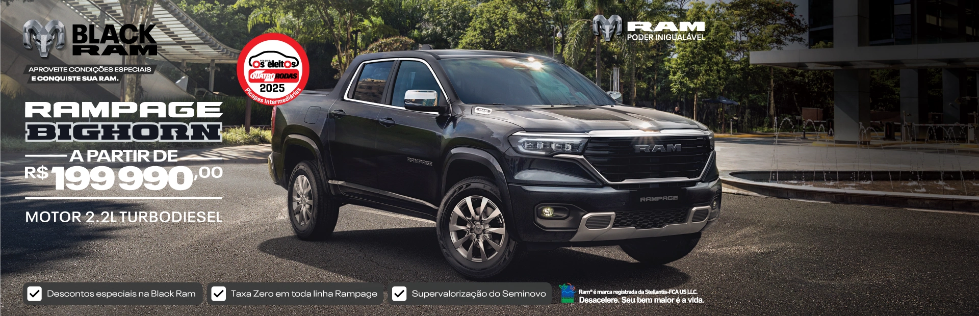 banner 151 ddm varejo ram black november big horn
