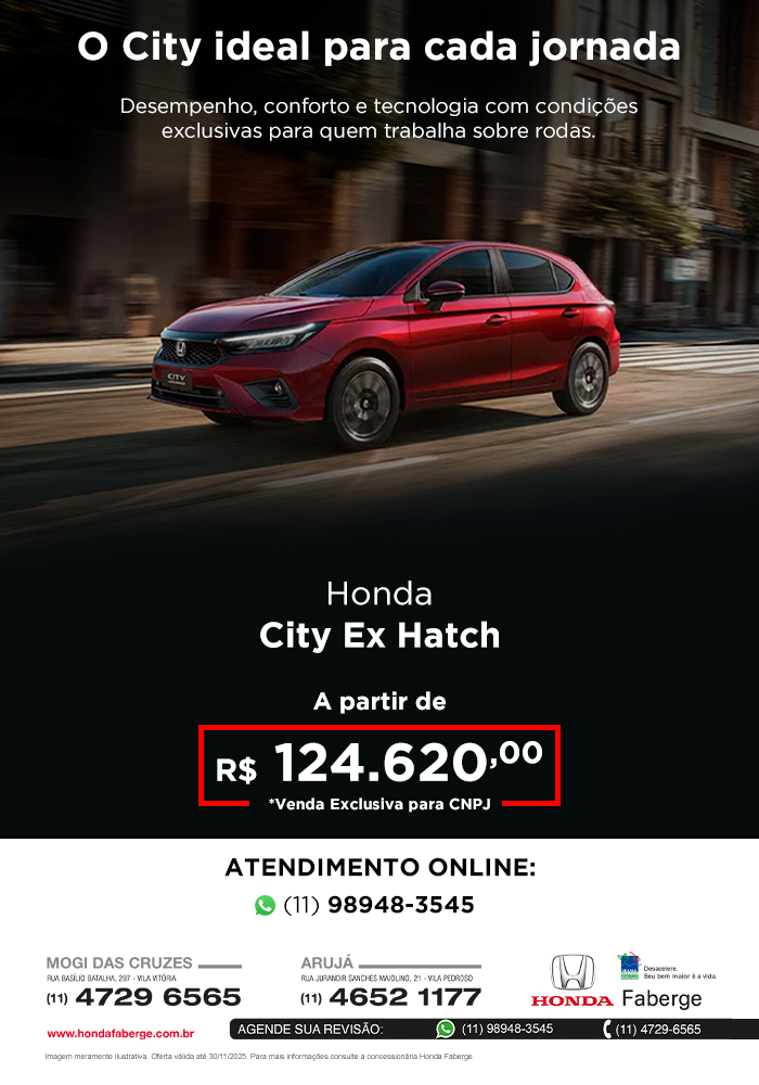 CITY EX HATCH - NOVEMBRO