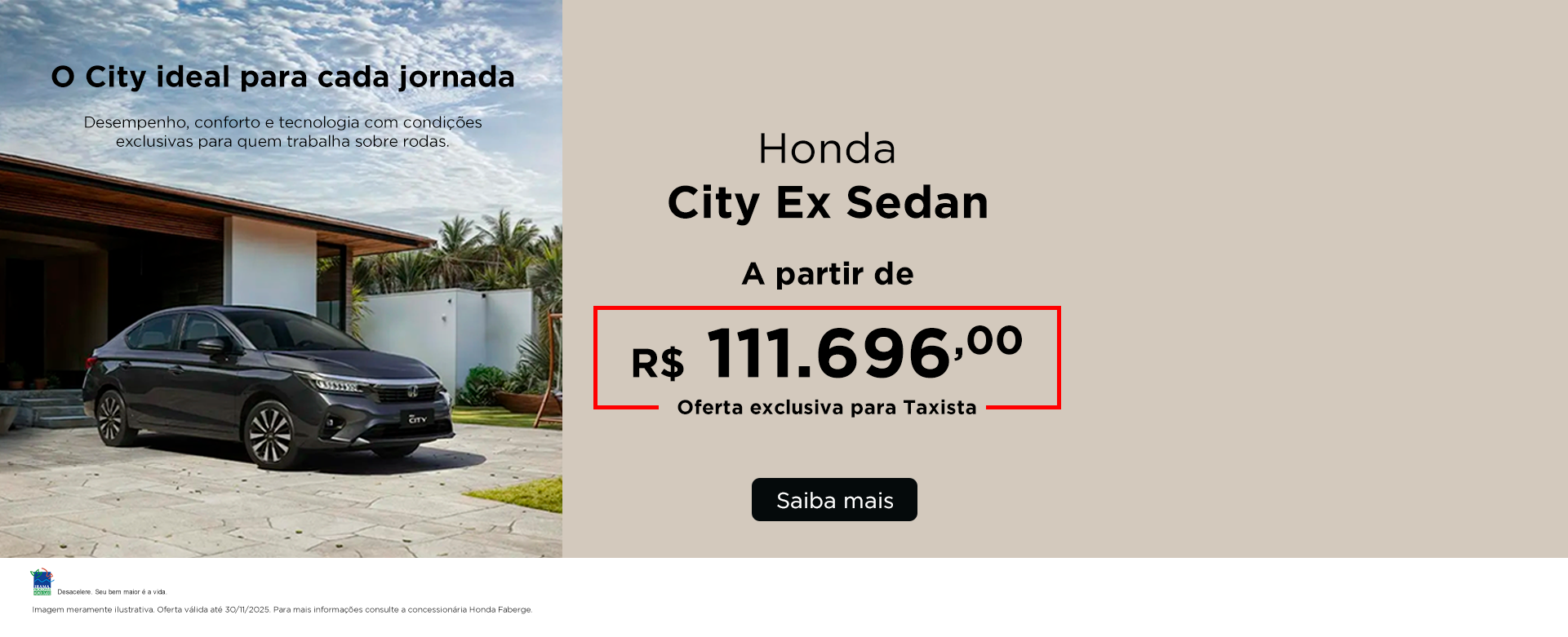 HONDA EX SEDAN - NOVEMBRO