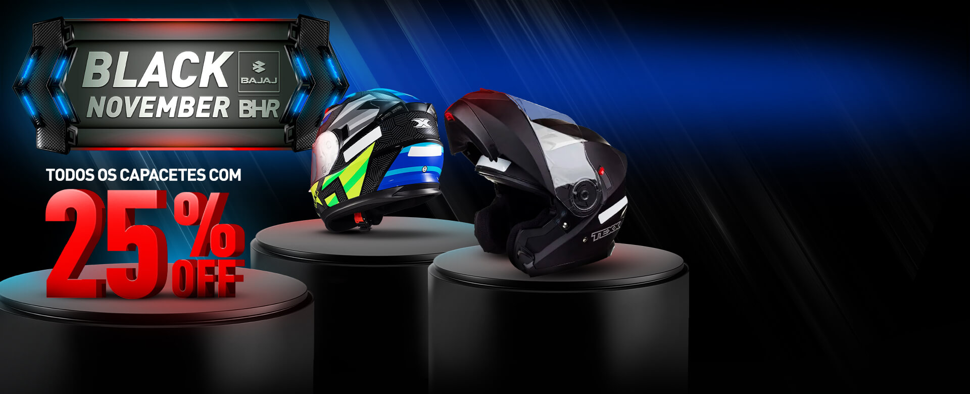 BLACK NOVEMBER CAPACETES