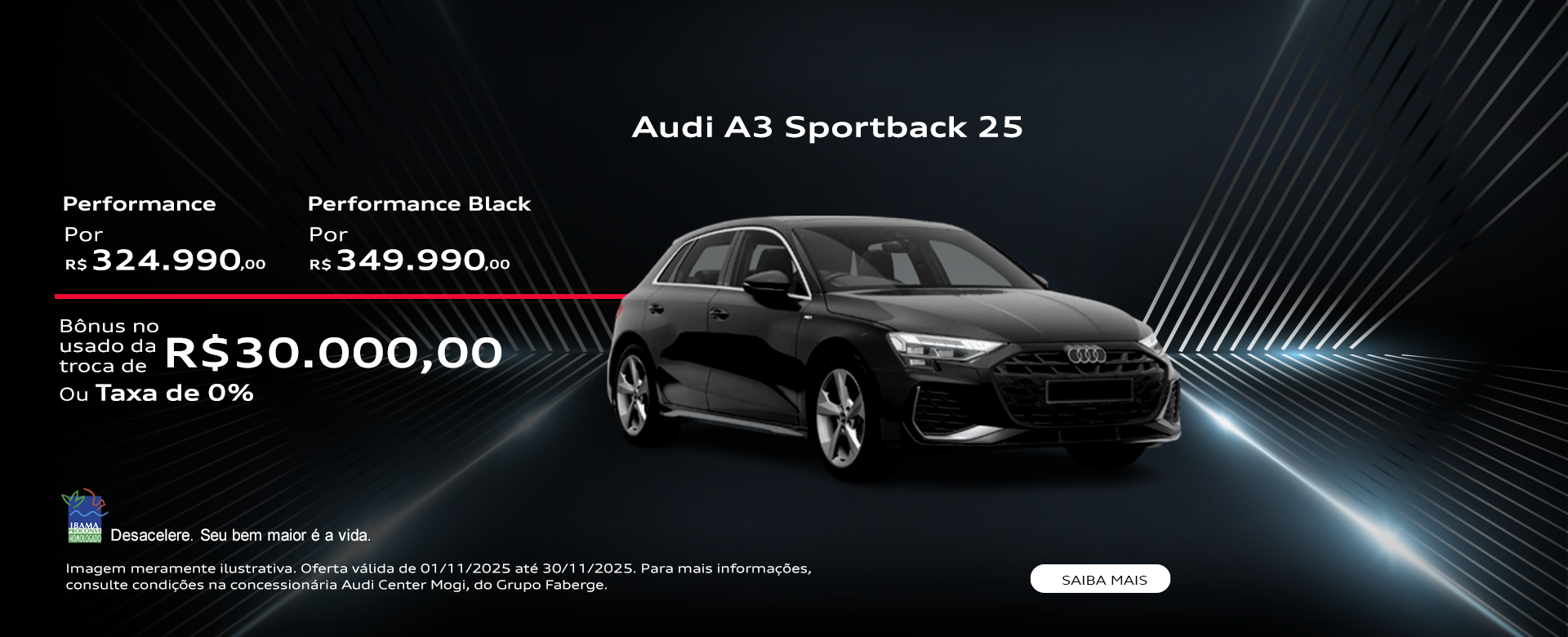 A3 SPORTBACK - NOVEMBRO