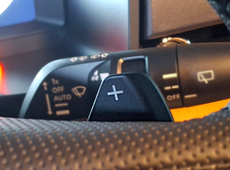 PADDLE SHIFTER PARA REGENERAÇÃO DA BATERIA