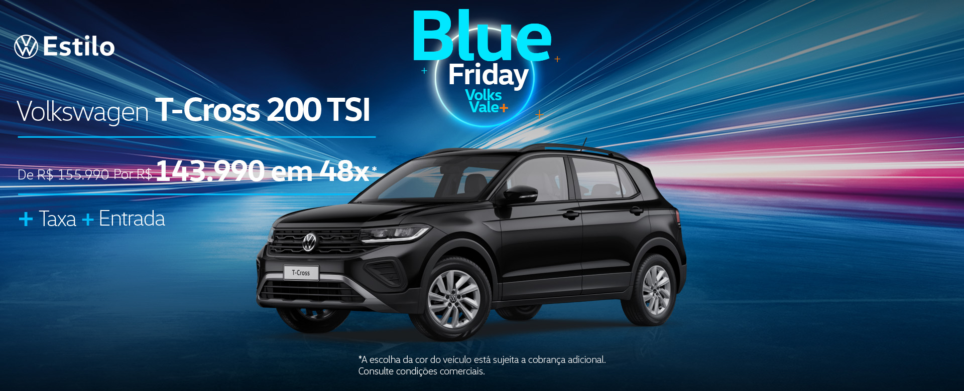 banner t-cross 200 tsi