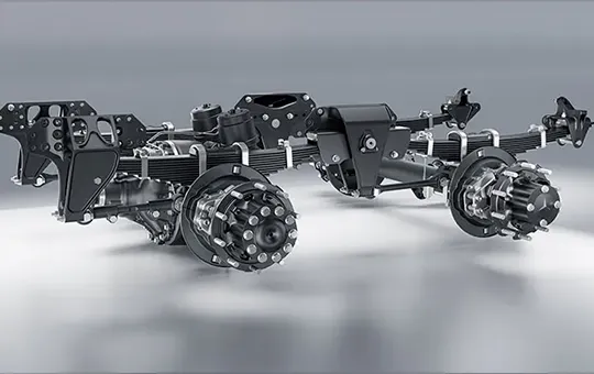 Suspensão metálica resistente e confiável