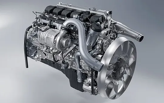 Motor Mercedes-Benz OM 460, forte e robusto